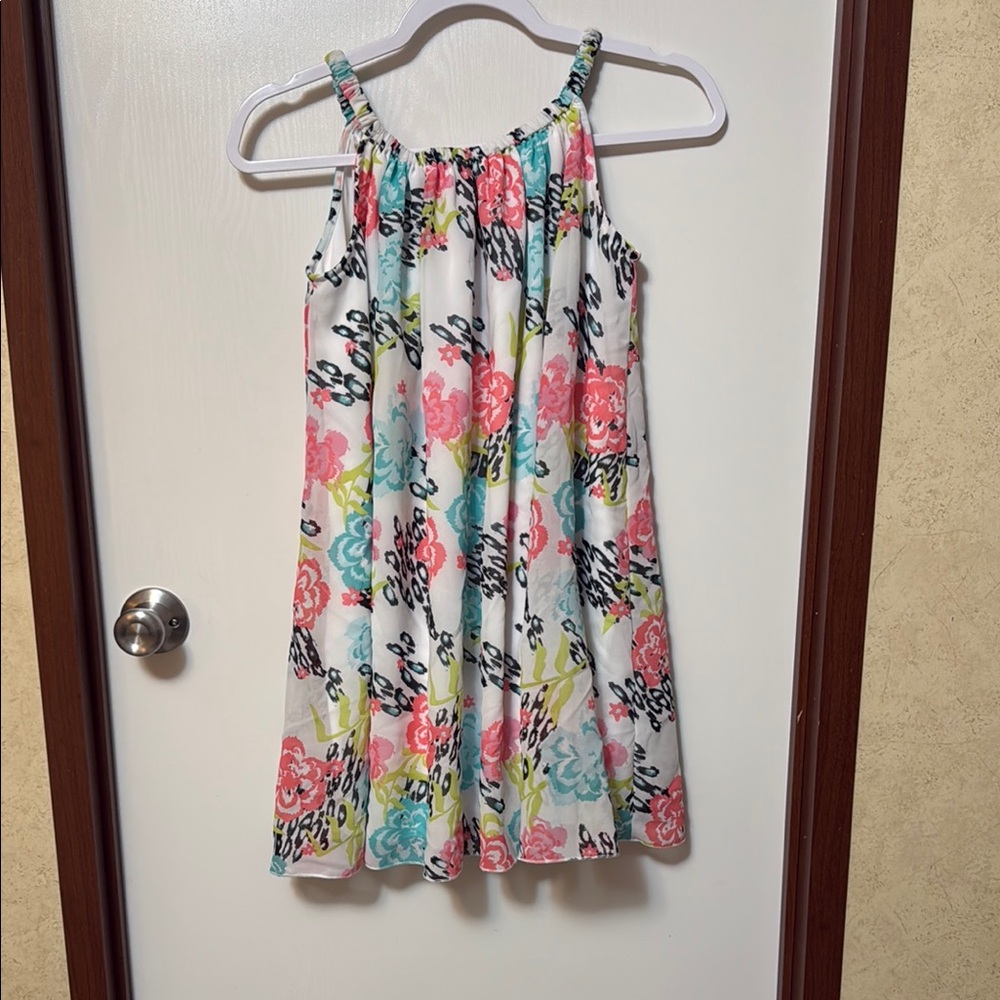 J. Khaki Girls Floral Kids Dress - Pink, Blue, Green Size 12